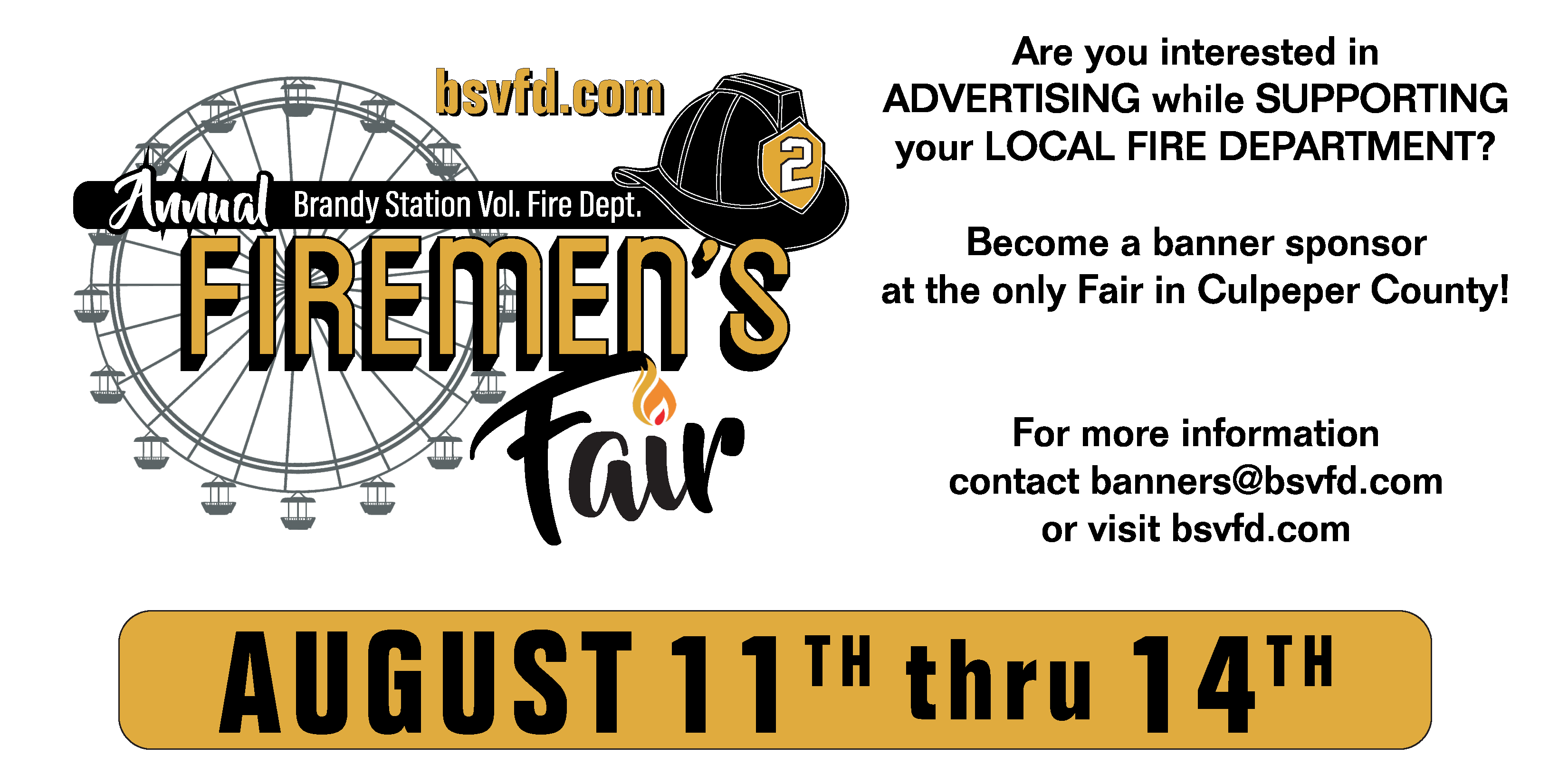 BVFD Fair Banner Ad2